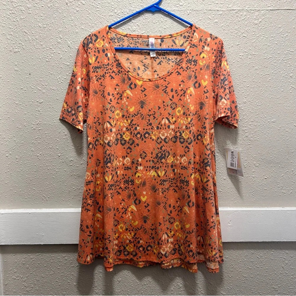 LuLaRoe Orange Perfect T Size Small NWT